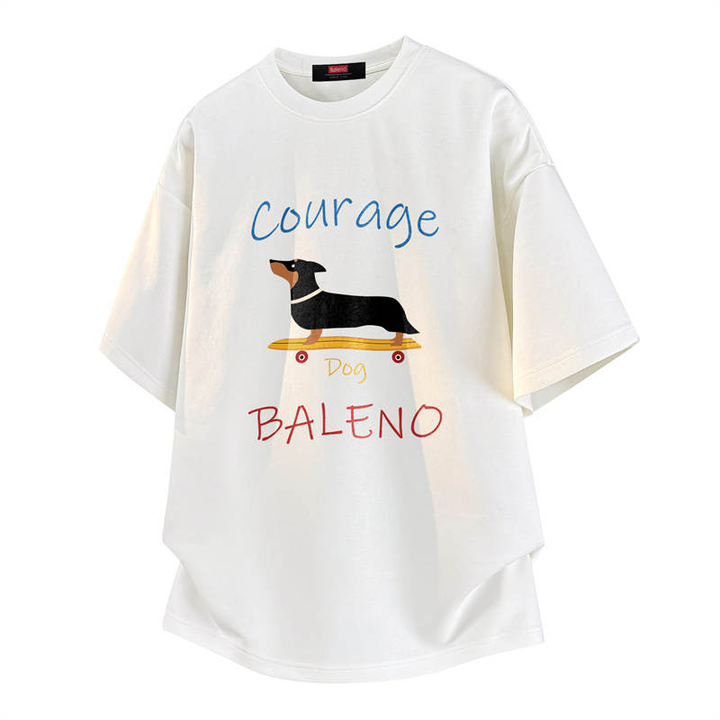 BALENO T Shirts Unisex Crew Neck Moderate Straight Fit