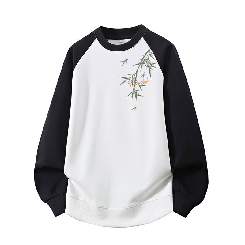 Tonlion Sweatshirts Unisex Crew Neck Moderate Regular