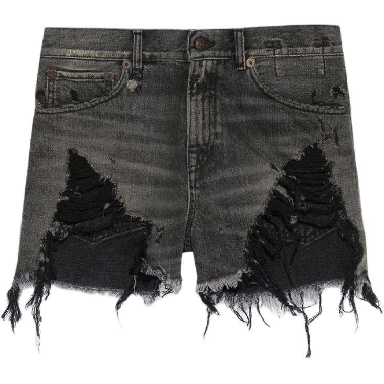 R13 Denim Shorts Women's Dark Blue