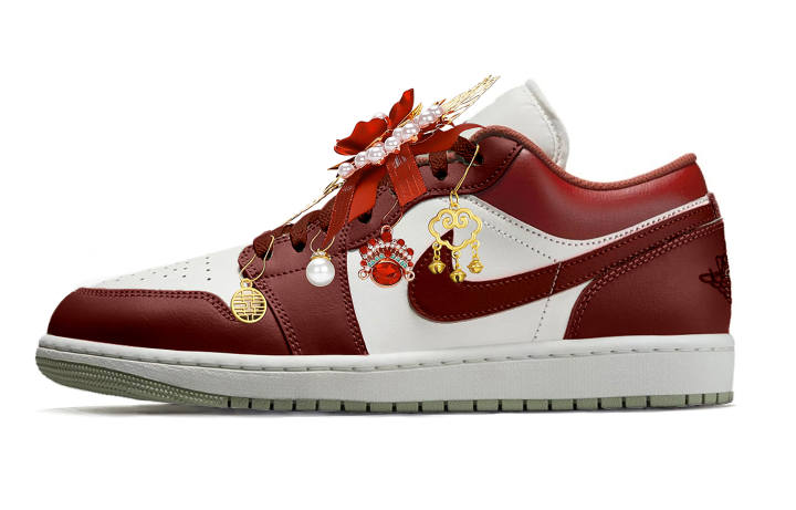 Jordan Jordan Air Jordan 1 Perfect Match, No Question About It Leather Slip Resistant Abrasion Resistant Low top