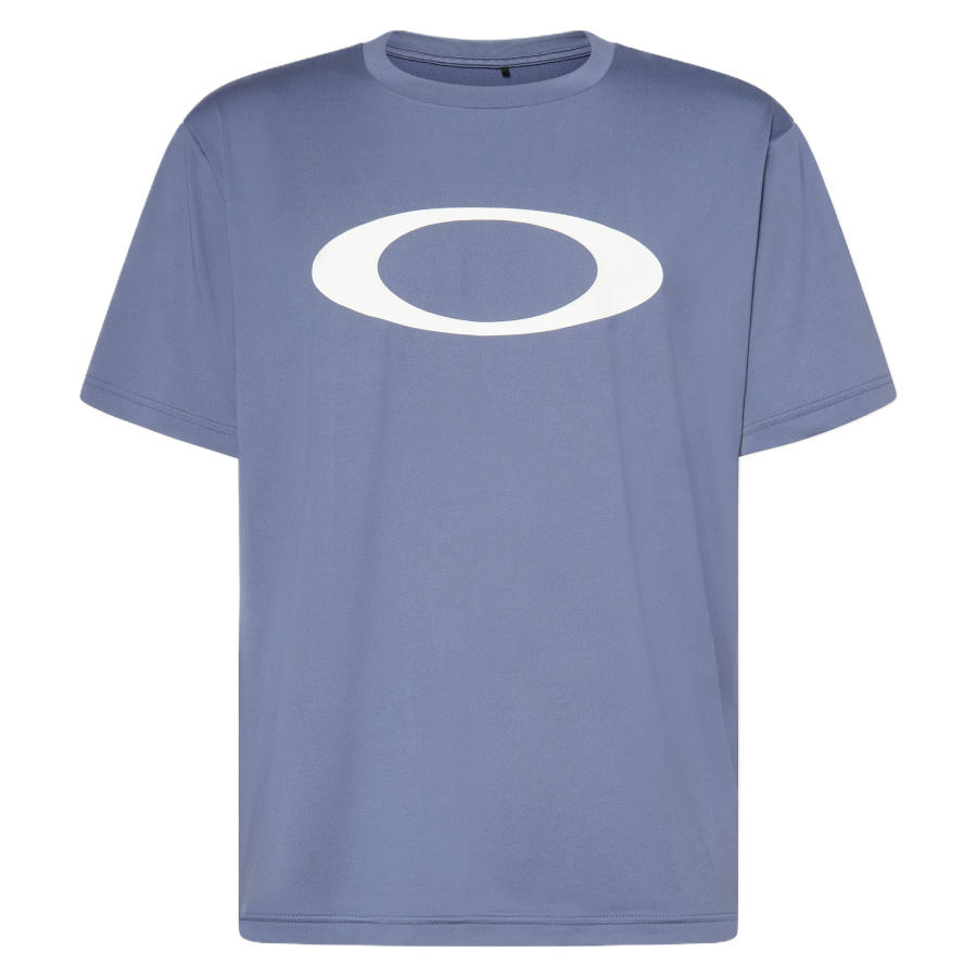 Oakley T Shirts Men's Blue Tar Crew Neck Moderate Straight Fit