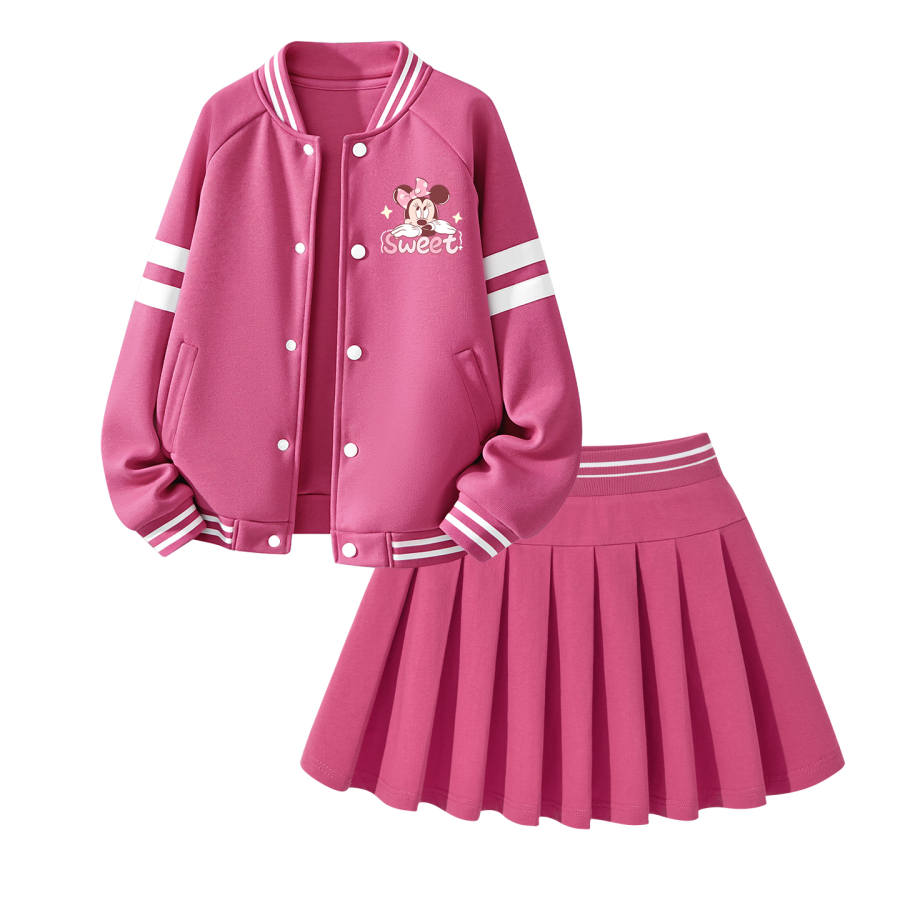 Disney Kids Casual Sportswear Crew Neck Moderate Short