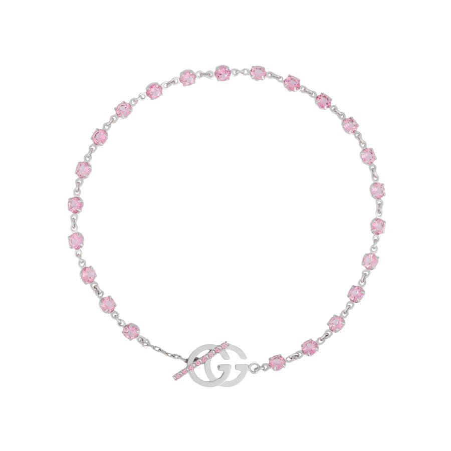 GUCCI 18K White Gold Bracelets Women's Pink