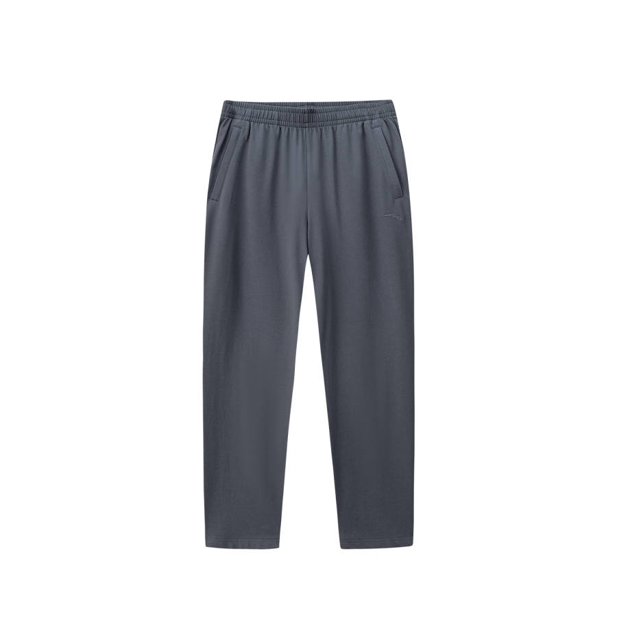 Anta Knitted Sweatpants Men's Men's Gray Clothing
