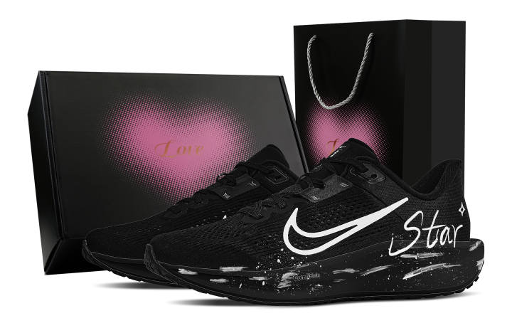 Nike Nike Quest 6 Rebound Low top Casual City Commuting Training Running Shoes Men's Black