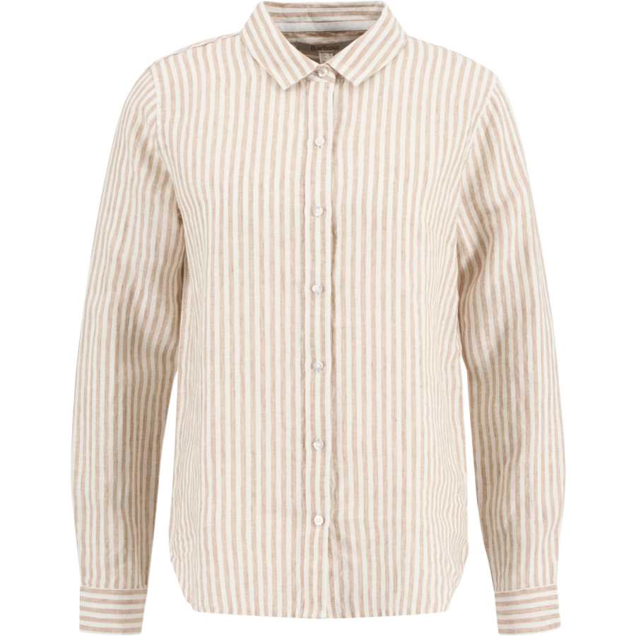 BARBOUR Shirts Women's Hessen Stripes Lapel Moderate