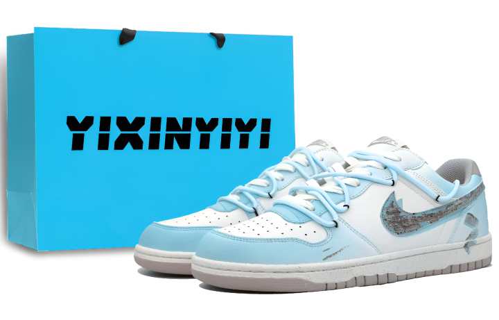 Nike Nike Big High top Vintage Basketball Shoes Unisex Sky Blue
