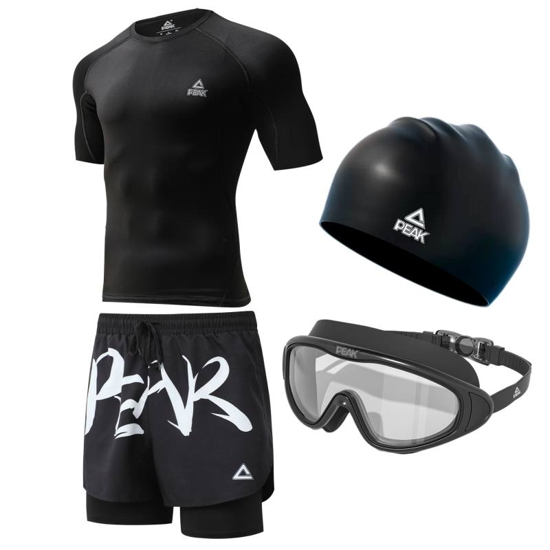 PEAK x SHUILULIANGYONG Swimming Equipment Sets Men's Black