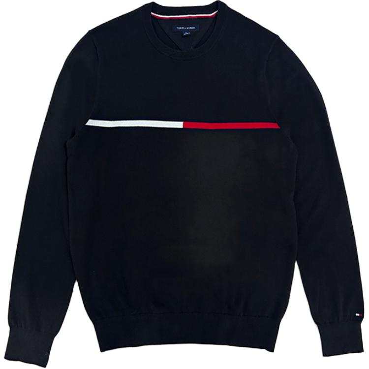 Tommy Hilfiger Knitwear Men's Black Crew Neck Thin