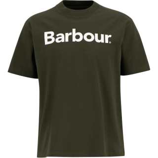BARBOUR T Shirts Men's Green Crew Neck Moderate Straight Fit