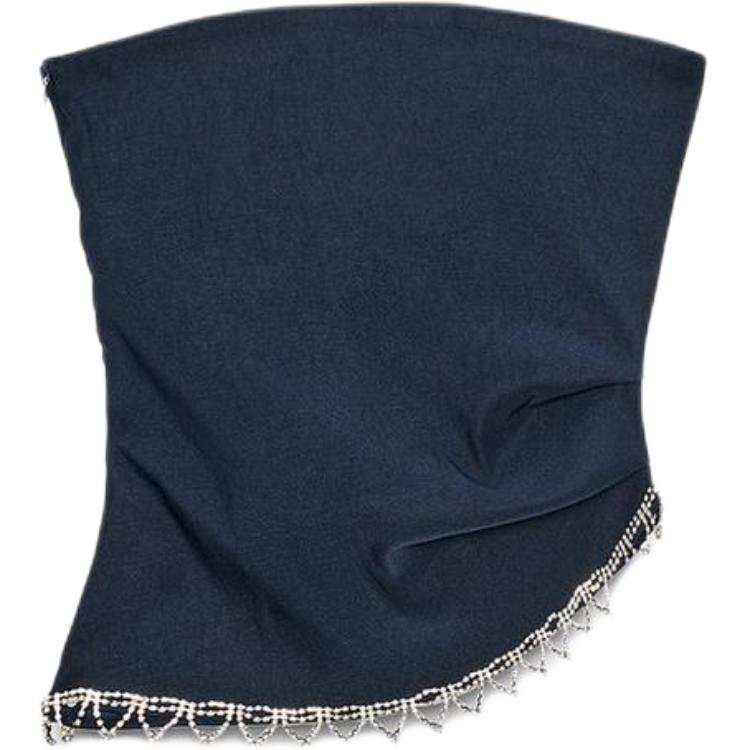 ZARA Strapless Tops Women's Sea Blue Strapless Top Moderate Other