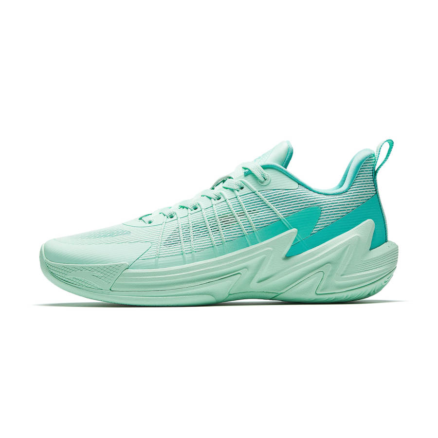 Anta Slip Resistant Abrasion Resistant Low top Basketball Shoes Men's Green