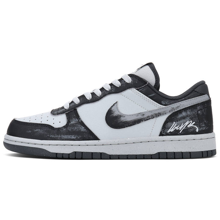 Nike Nike Big Low top Skateboard Shoes Men's Black Gray