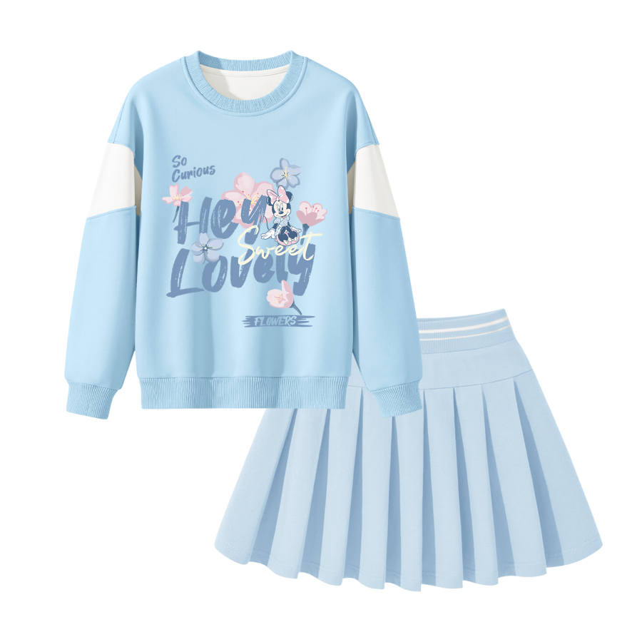 Disney Kids Casual Sportswear Crew Neck Moderate Short