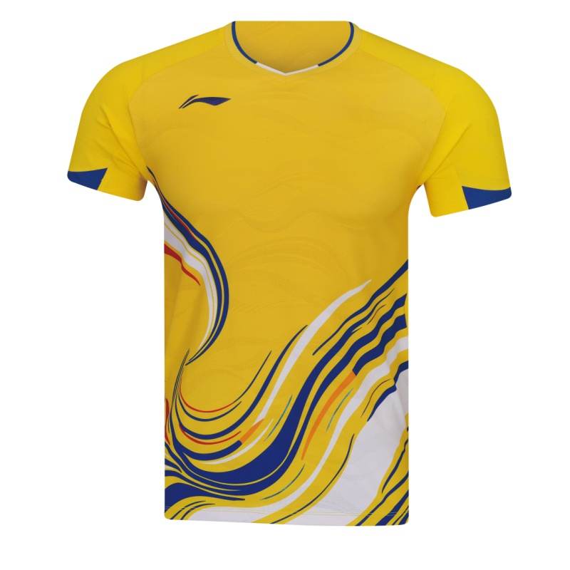 Li-Ning Li Ning Badminton Competition Collection Badminton Jersey Unisex Dynamic Yellow