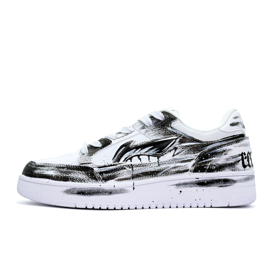 Li-Ning Li Ning Tianji Sharp Edge Low top Skateboard Shoes Unisex Black White New