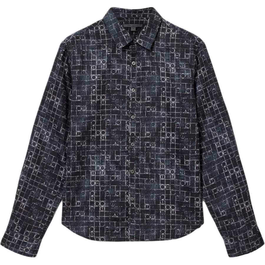 John Varvatos Shirts Men's Black Moderate