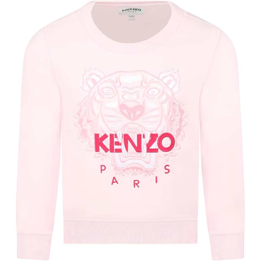 KENZO Sweatshirt FW22 Pink Kids'