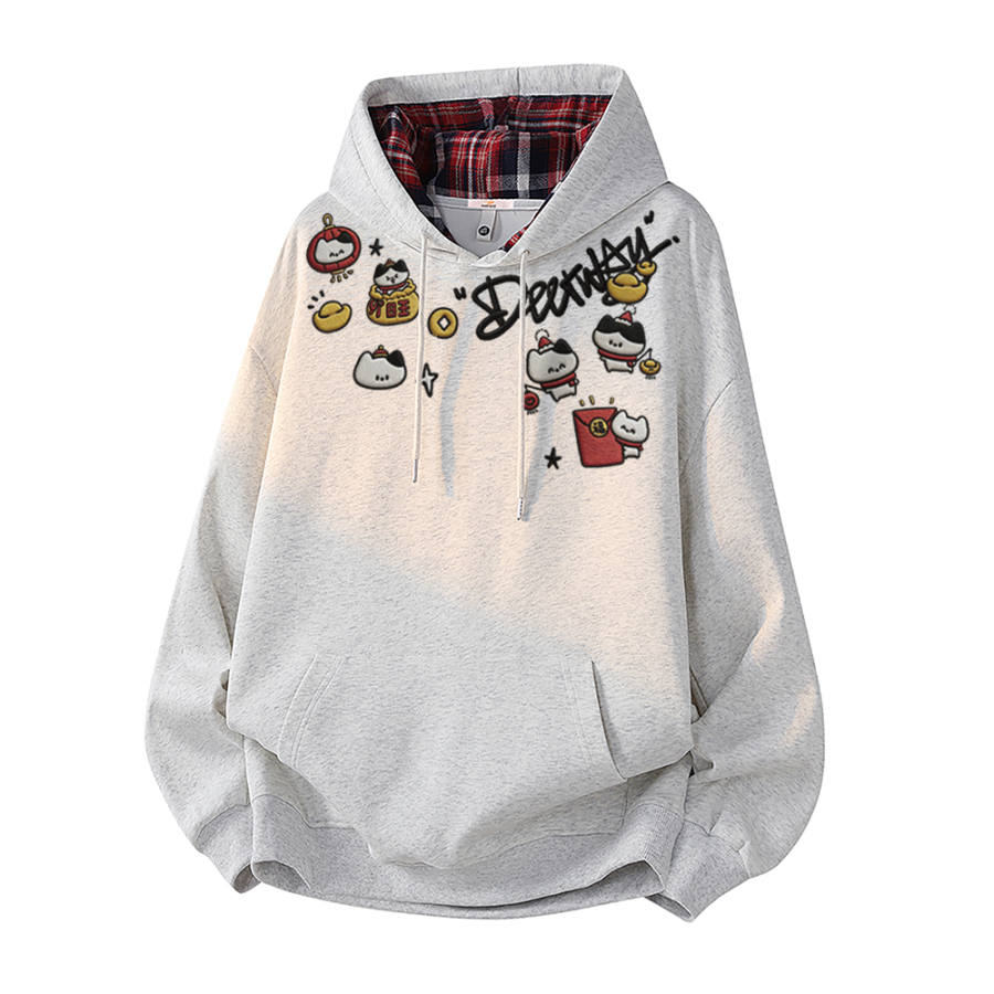 DEERWAY DEERWAY Sweatshirts Unisex Hooded Moderate Regular