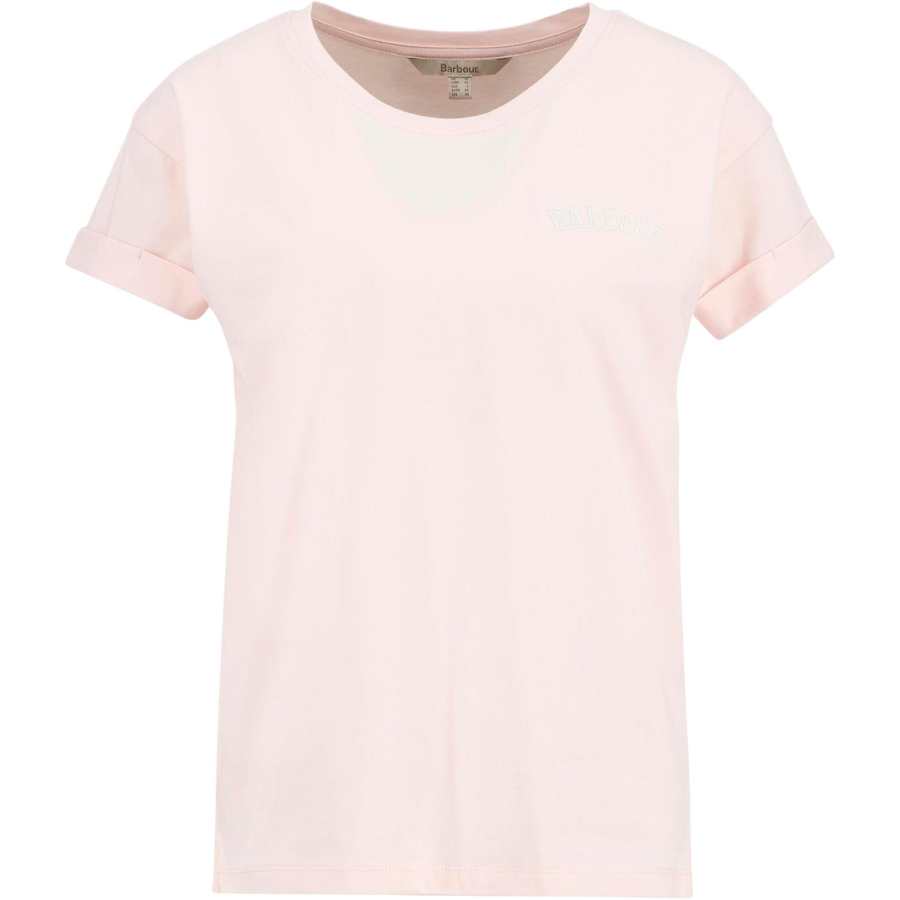 BARBOUR T Shirts Women's Pink Crew Neck Moderate Other