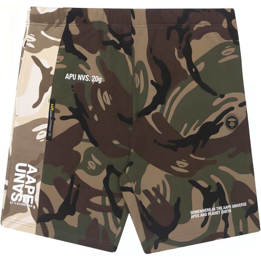 Aape Casual Shorts Unisex GRZ/Camouflage