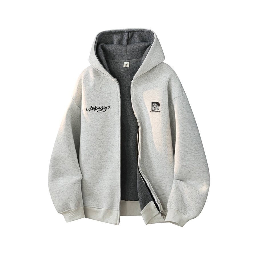 PAL ONGACO Sweatshirts Unisex Moderate Cardigan