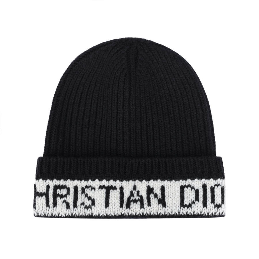 DIOR DIOR - Beanies Unisex Blue Black