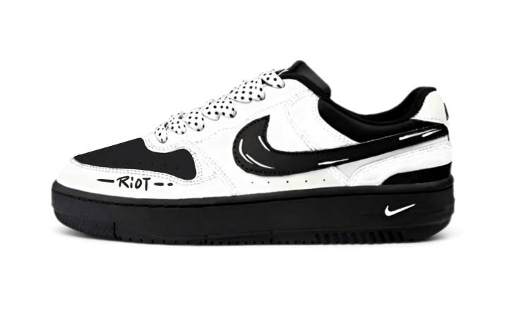 Nike Nike Gamma Force 'Black White Shiro Slip Resistant Abrasion Resistant Low top Skateboard Shoes Women's Black White