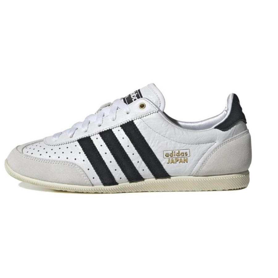 Adidas Originals JAPAN Cow Split Leather Low top Casual Shoes Women's White Black