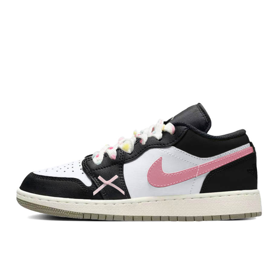 Jordan Jordan Air Jordan 1 Sweetheart Princess Synthetic Leather, Leather Slip Resistant Abrasion Resistant Low top