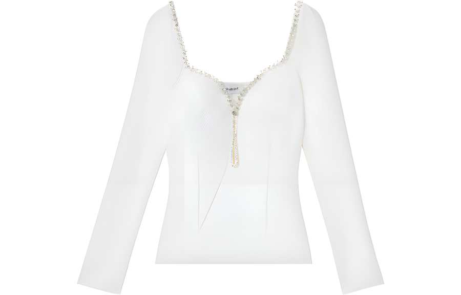 Self-portrait Self Portrait Sweaters Women's White Moderate