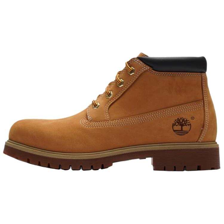 Timberland Chukka Ankle Length Combat Boots Men's Wheat