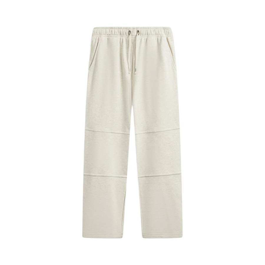 Li-Ning Li Ning Casual Pants Men's Heather Gray Light Khaki Moderate Straight Fit Pants