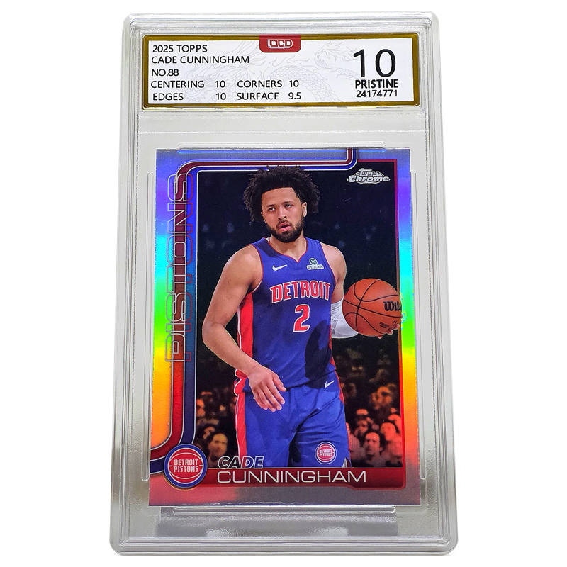 Topps Chrome Cunningham Player Card 25, Game Winning Moments Graded Cards 1 Pc