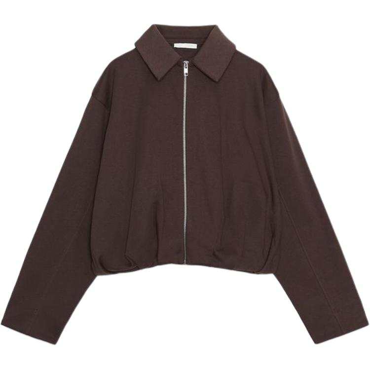 ZARA Jackets Women's Chocolate Lapel Moderate Other