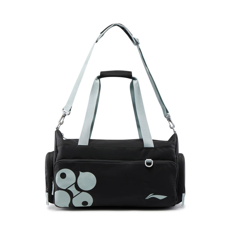 Li-Ning Li Ning Table Tennis Collection Polyester Gym Bag Regular Unisex Black/Elegant Gray