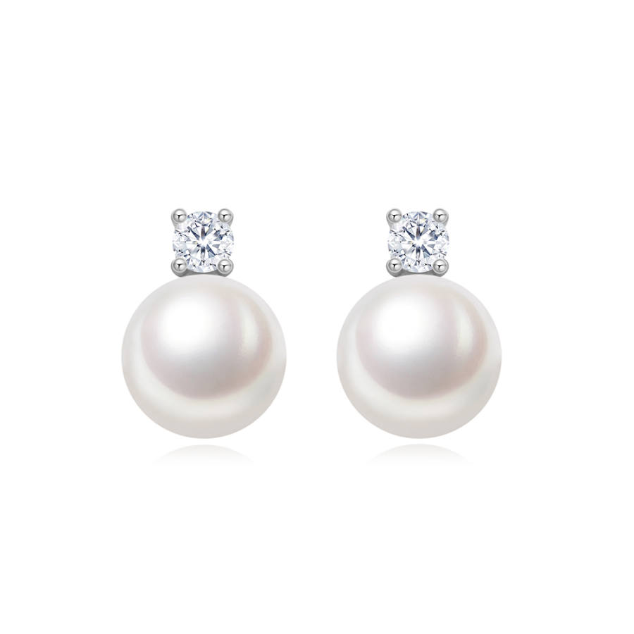 CLORIS YING Freshwater Pearl Earrings Hoop Earrings Necklace Clothing Sets Women's
