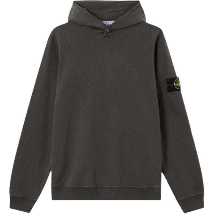 Stone Island button hoodie