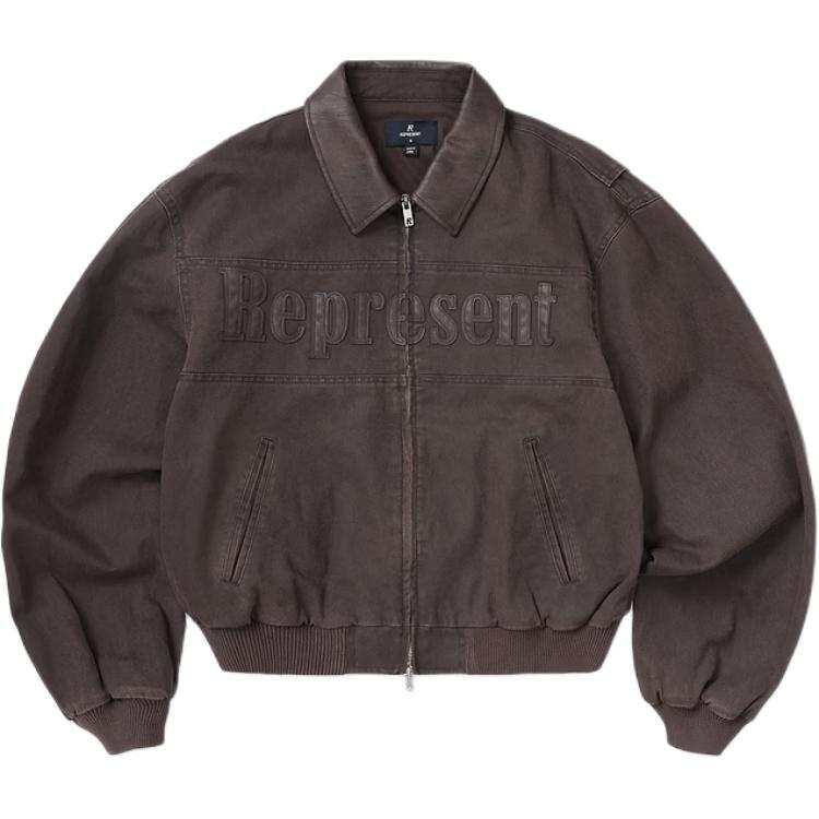 REPRESENT Represent Roscoe Logo Bomber Jacket