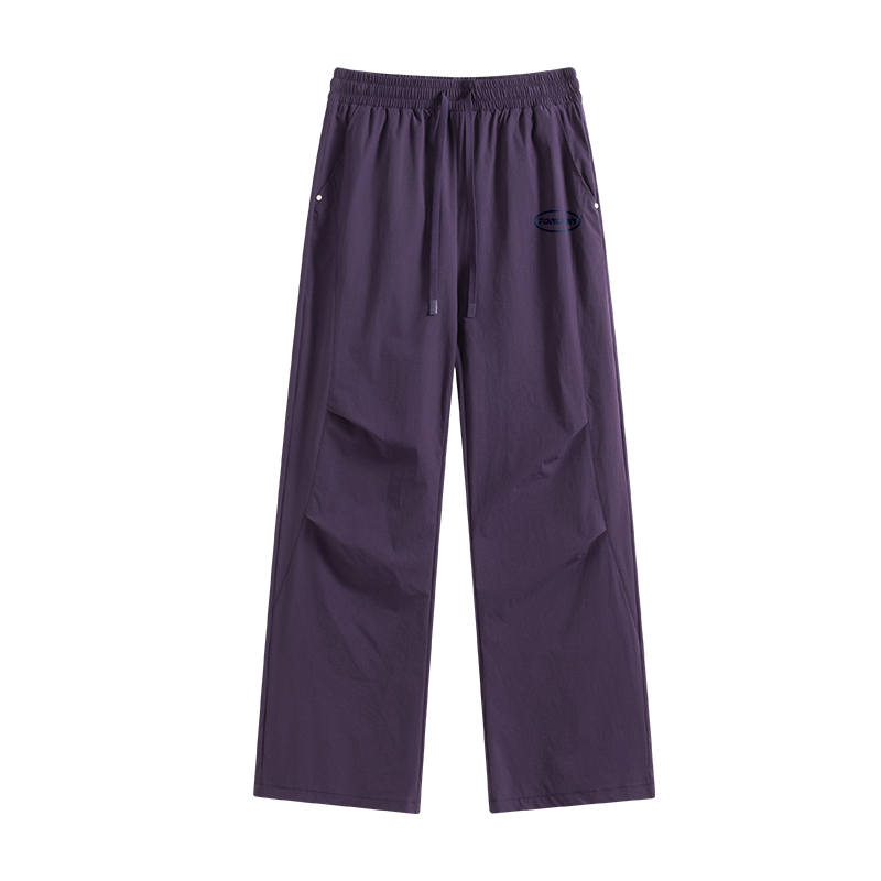 Tonlion Casual Pants Unisex Moderate Parachute Pants