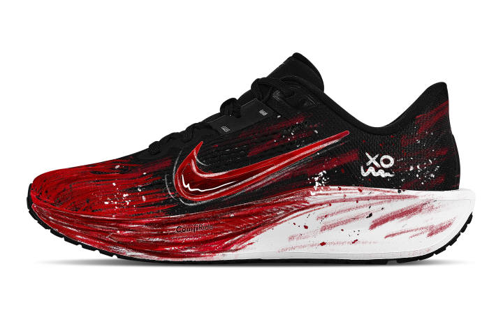 Nike Nike Quest 6 Rebound Low top Casual City Commuting Training Running Shoes Men's Black White Red
