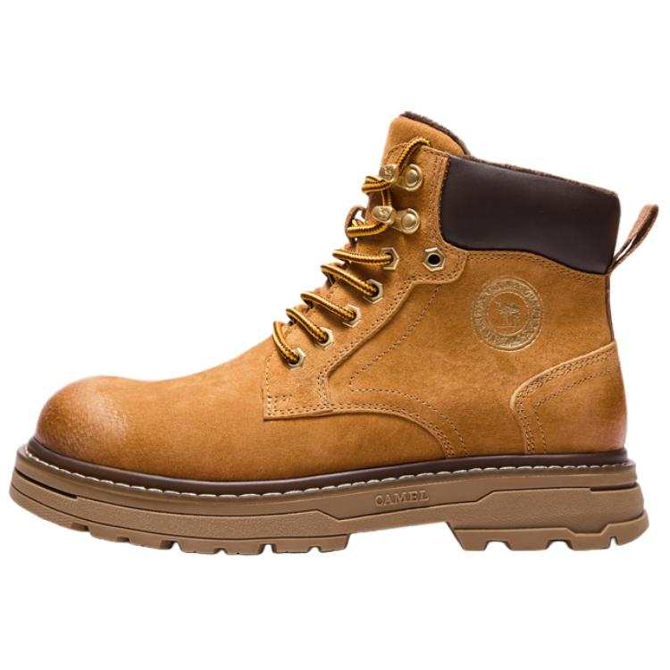 CAMEL CAMEL Golden Armor Combat Boots Men's