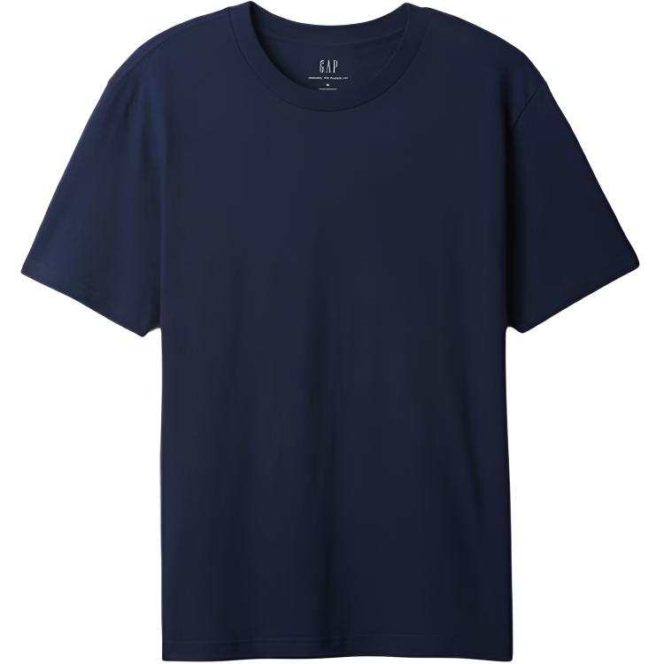 GAP GAP T Shirts Men's Crew Neck Moderate