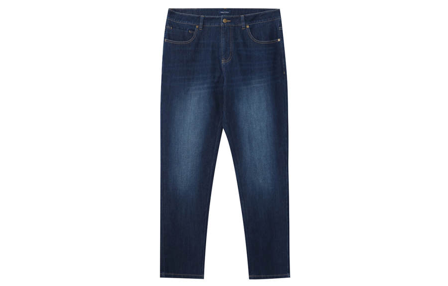 NAUTICA Jeans Men's Navy Blue 4NV Moderate Straight Fit Pants