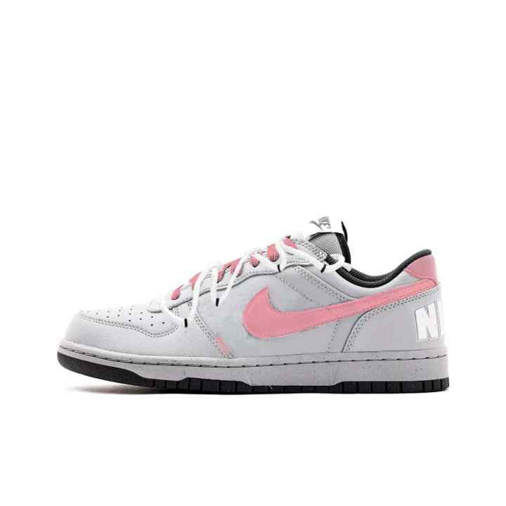 Nike Nike Big Pink Mist Stroll Genuine Leather Abrasion Resistant Low top Skateboard Shoes Unisex Pink