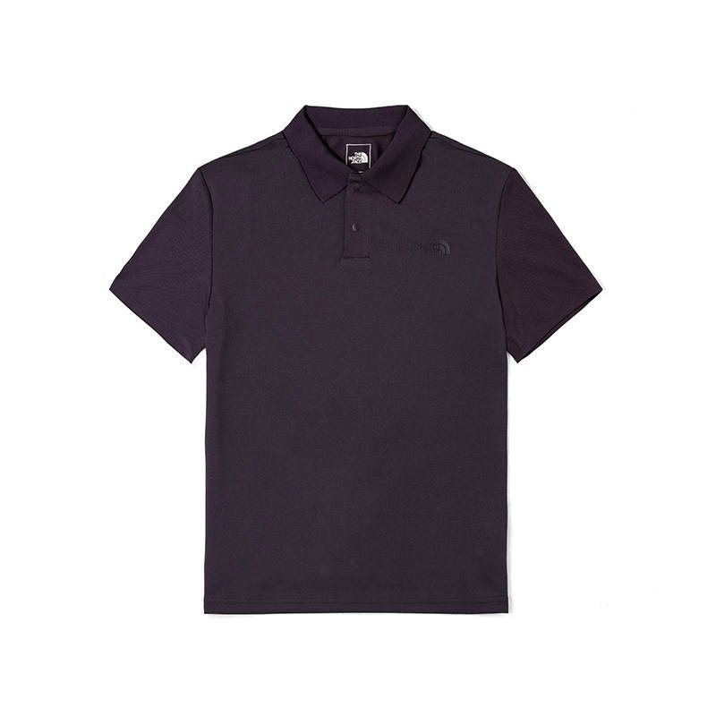 THE NORTH FACE SS26 Polo Shirt Men's Gray Purple