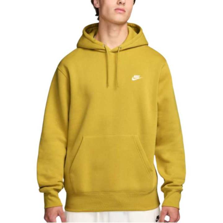 Nike Nike Club Sweatshirts Men's Deep Yellow Hooded Moderate