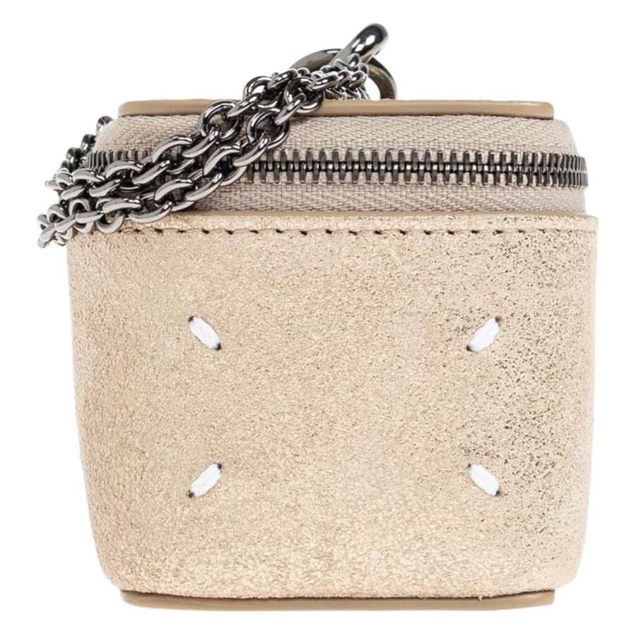 Maison Margiela Leather Handbag Small Women's Beige