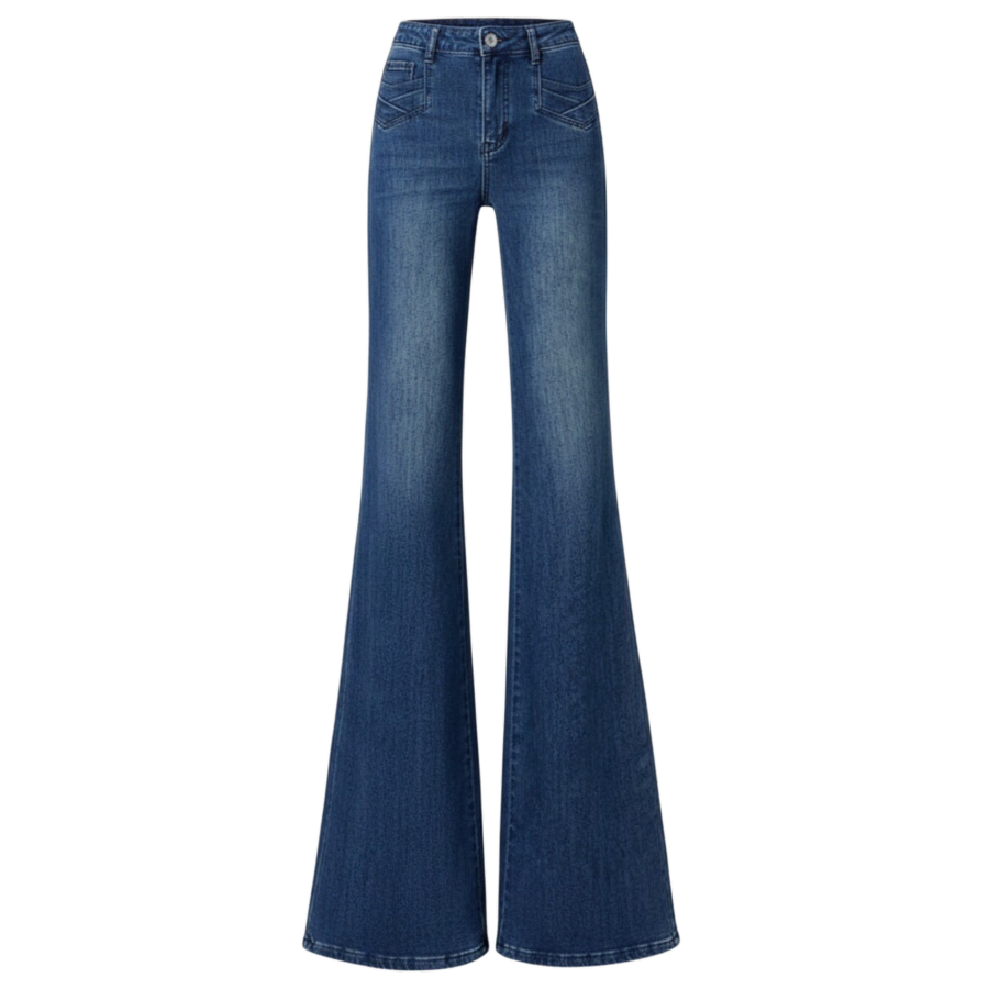 Sugarfunk Sugarfunk Jeans Women's Blue Moderate Flared Pants