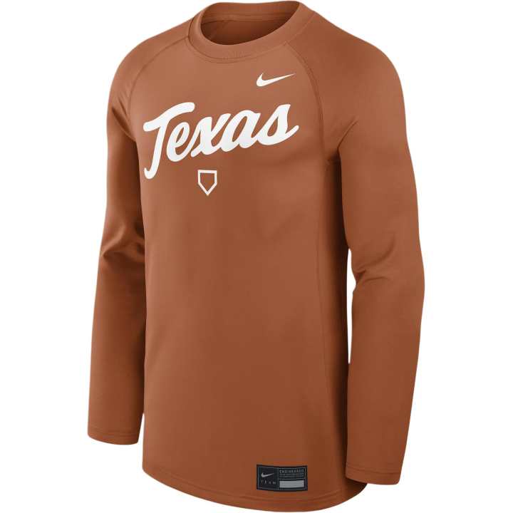 Nike Nike Texas Dugout Game Time Men's Nike Dri-FIT College Long-Sleeve T-Shirt